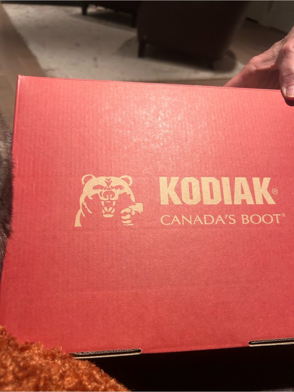 Kodiak Red Women's Ankle Boot Box (Branding Visible)